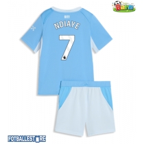 Manchester City Iliman Ndiaye #7 Hjemmedraktsett Barn 2026-27 Kortermet (+ Korte bukser)